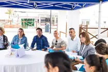 Los problemas del Aula en Clave fueron tratados en encuentro entre familias, educadores y alumnado de La Oliva.