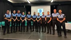 Los once nuevos agentes de la Policía Local de Pájara.