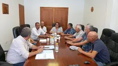 Reunión dedicada a la recuperación de la Fuente de Manitaga.