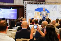 El vicepresidente del Gobierno, Manuel Domínguez, durante la presentacion del Plan Respaldo Autonomos