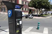 Parquímetro en Puerto del Rosario, en una imagen del consistorio.