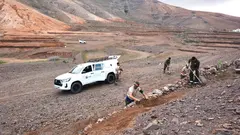 La recuperación de entornos rurales en Vallebrón y Vallegrande está pagada con fondos de la UE.