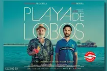 Cartel del pase especial del film Playa de Lobos.