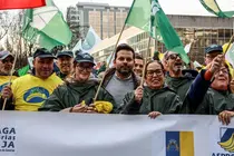 Protestas del sector primario canario en Bruselas.