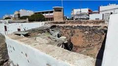 Inmuebles de La Cornisa en mal estado, en una imagen de la MMPGOU.