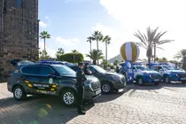 El Ayuntamiento presenta los cuatro coches y tres motos para la Polic&iacute;a Local de La Oliva.