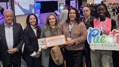 Ana Bel&eacute;n Alcalde, ganadora del premio de la capital en Fitur.