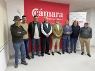 Los participantes en el encuentro 'Las Fortalezas de la Espa&ntilde;a Plural', organizado desde la C&aacute;mara de Comercio de Fuerteventura.