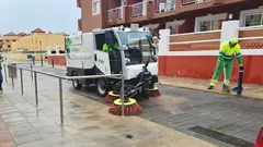 Los servicios de limpieza de Antigua, en Caleta de Fuste.