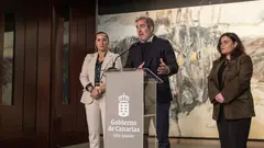 Comparecencia tras el encuentro por el Decreto Canarias.