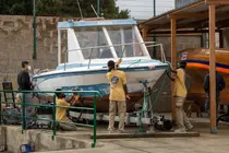 El barco reparado por alumnado de FP en Gran Canaria se utilizar&aacute; como ambulancia acu&aacute;tica en Gambia.