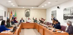 Momento de la votaci&oacute;n para incluir los 16 inmuebles de La Cornisa en el Cat&aacute;logo de Patrimonio de la capital.