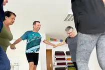 Sesiones grupales del proyecto Salud y Bienestar, de Ananda Yoga.