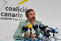 Pedro San Gin&eacute;s comparece en rueda de prensa a cuenta de sus asuntos judiciales, en junio de 2024.