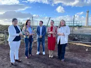 Lola Garc&iacute;a, Alejandro Jorge, J&eacute;ssica de Le&oacute;n, Marlene Figueroa y Tina da Silva, en el Saladar de Jand&iacute;a.