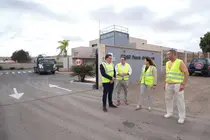 Visita con el consejero Miranda a la depuradora de la capital.