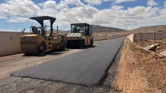 Asfaltado de caminos rurales llega a Tesjuate.