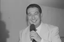 Santiago Travieso, en una imagen de Radio Sinton&iacute;a, difundida por los treinta a&ntilde;os de la emisora.