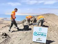 Las cuadrillas de 'Fuerteventura, bonita por naturaleza', en la Isla de Lobos.