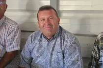 Mat&iacute;as Pe&ntilde;a, en un acto de ganader&iacute;a.