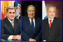 Los tres expresidentes de Canarias que tendr&aacute;n su calle en la capital.