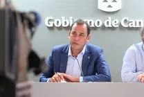 Blas Acosta, durante su etapa de viceconsejero de Econom&iacute;a del Gobierno de Canarias.