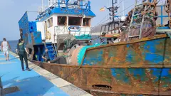 El pesquero presuntamente robado en El Aai&uacute;n lleg&oacute; a Gran Tarajal el 24 de julio de 2026 con veinte personas migrantesa bordo.