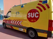 Ambulancia de soporte vital b&aacute;sico del SUC, en una imagen del 112 CECOCES.