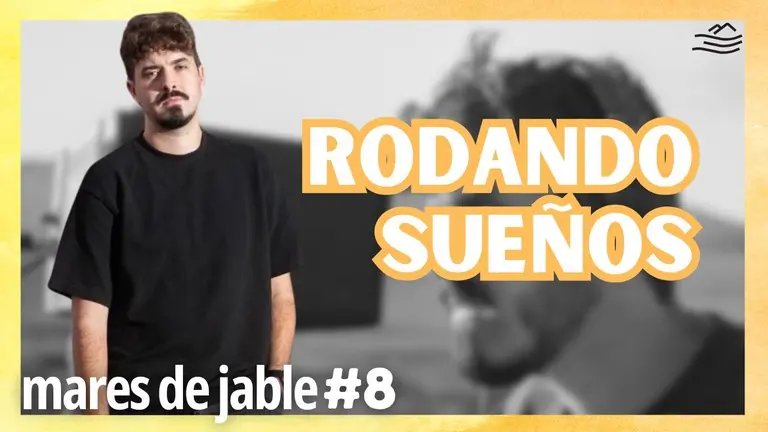 Adrián Tejero en la portada de  Mares de Jable, episodio 8.