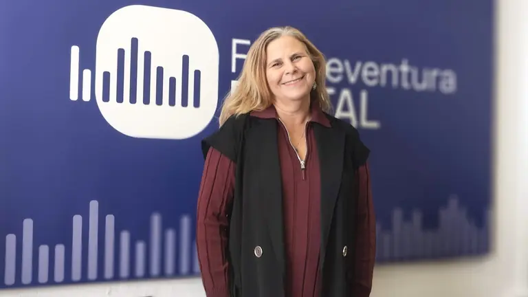 Mar&iacute;a Jes&uacute;s de la Cruz, En Estudio con Fuerteventura Digital 