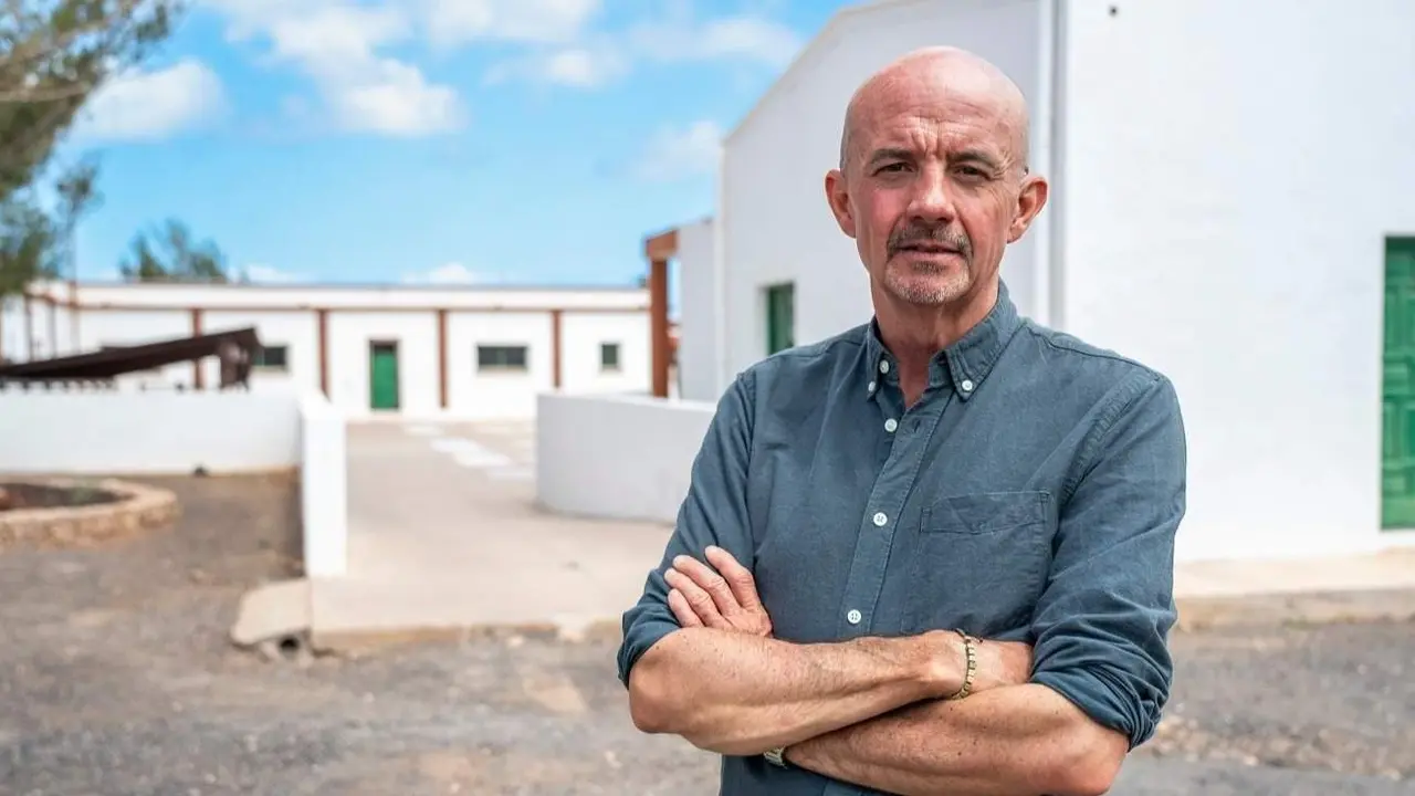 Carlos Hernández, en Tefía (IMAGEN: Arnán Martel).