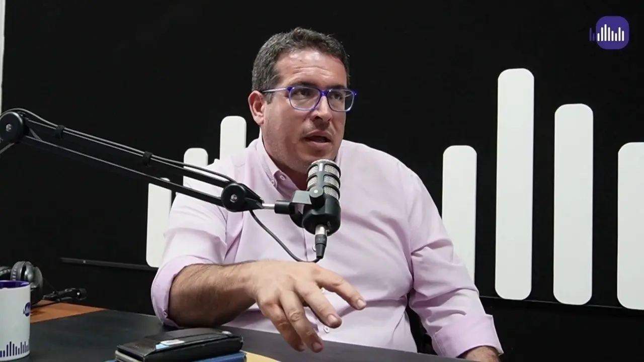 David de Vera, en el estudio de Fuerteventura Digital.