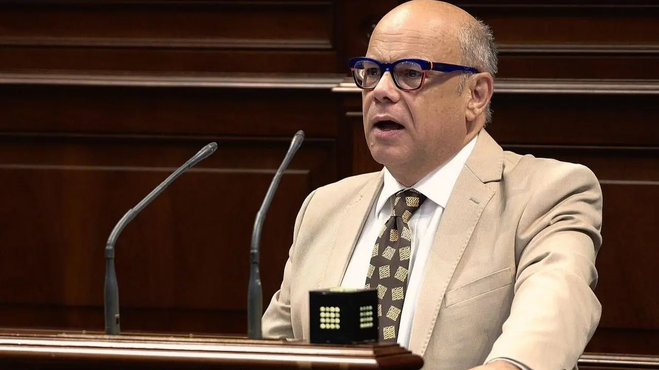 José Miguel Barragán, portavoz de los nacionalistas en el Parlamento de Canarias.