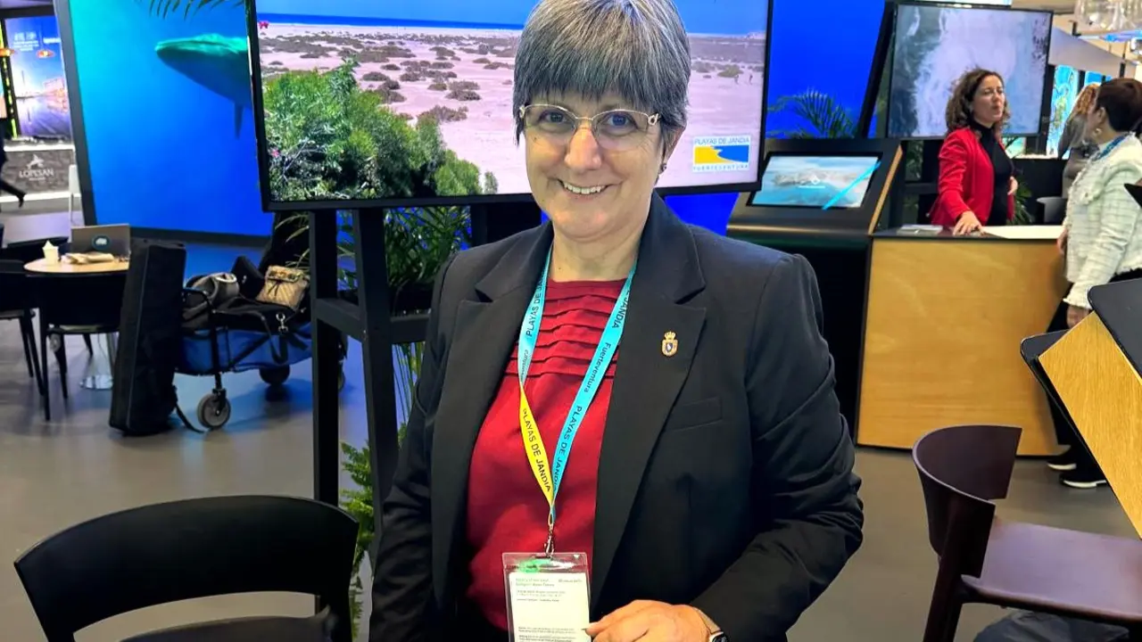 Tina Da Silva, en la feria turística WTM de 2024.