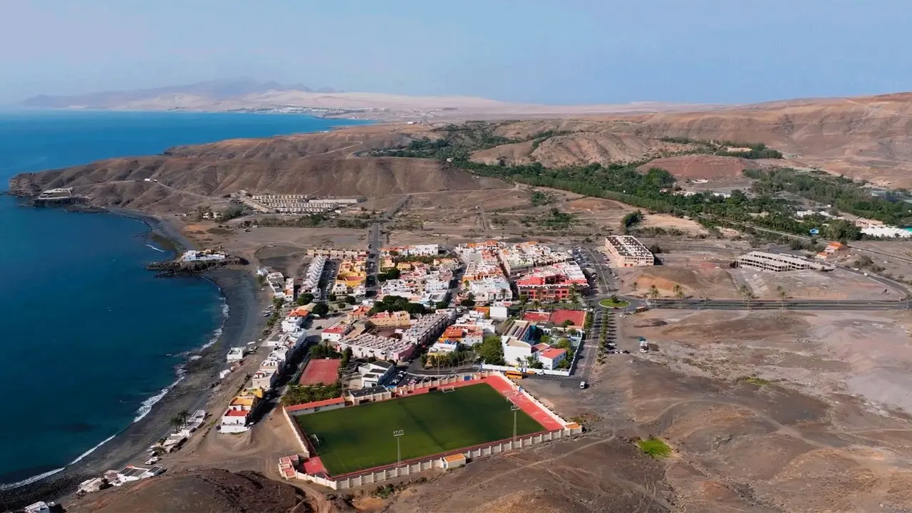 La Lajita desde el aire, en una imagen de la Junta de Compensaci&oacute;n.