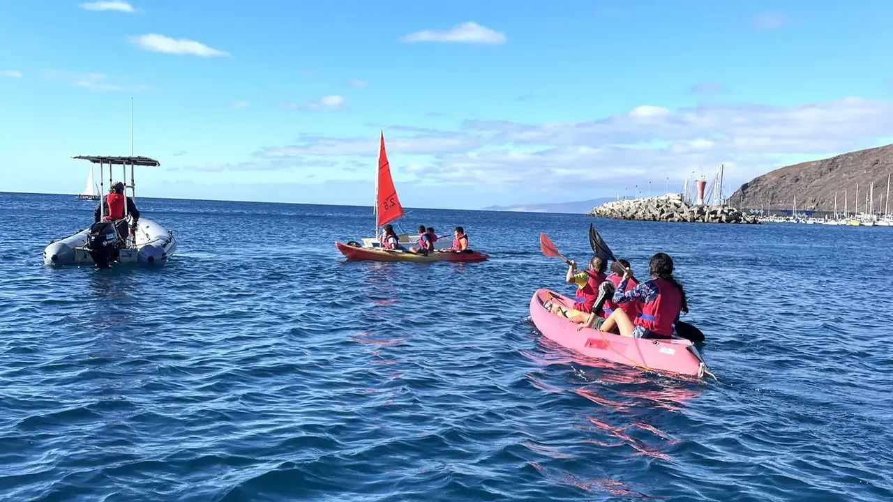 Deportes n&aacute;uticos con la Semana Azul en Gran Tarajal.