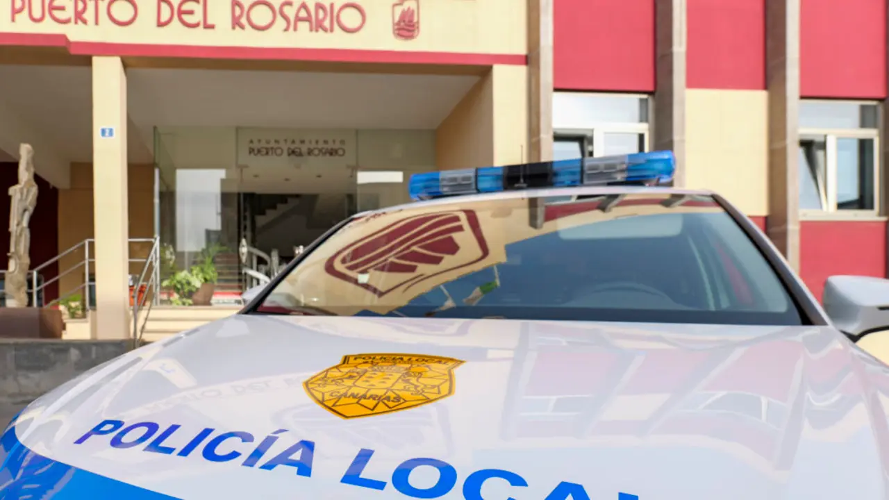 Veh&iacute;culo de la Polic&iacute;a Local de Puerto del Rosario.