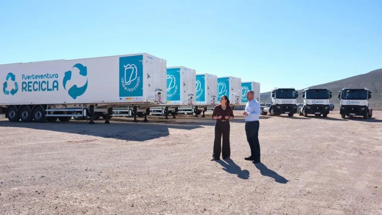 Las plantas de transferencia de Tuineje, Lajares y Mal Nombre cuentan con nueva maquinaria.