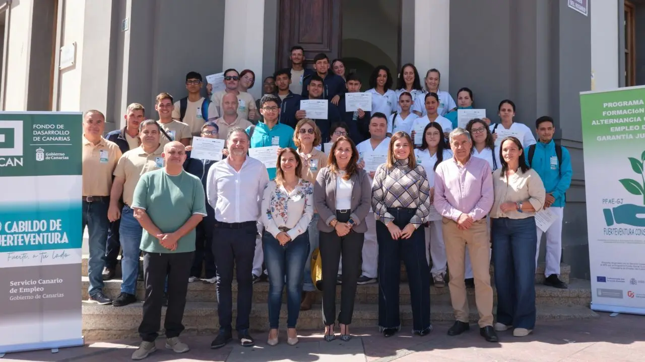 Clausura de los PFAE 'Fuerteventura te cuida en casa'&nbsp;y 'Fuerteventura conserva su medio',