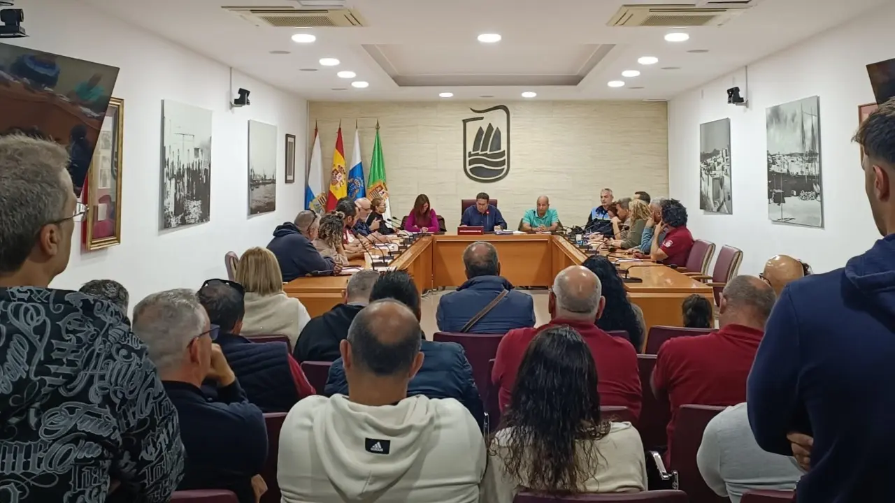Mesa del taxi en la capital, celebrada el jueves, 5 de marzo de 2026.