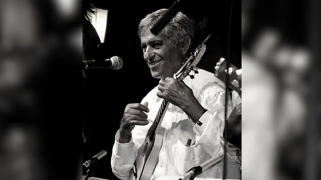 Casimiro Camacho, en el homenaje que recibi&oacute; en 2022.