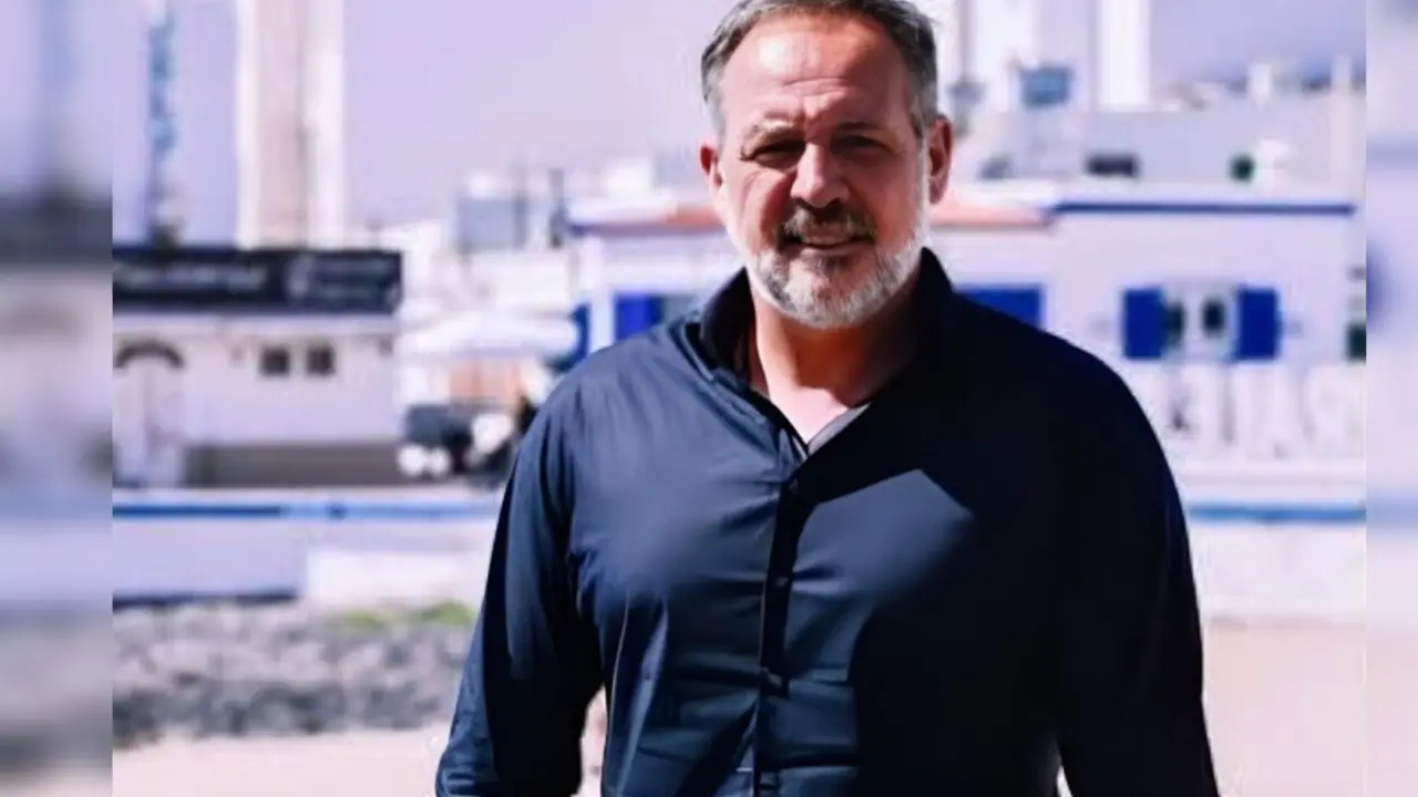 Jero Lozano, durante su ertapa como concejal de Deportes en La Oliva (Imagen edici&oacute;n propia).