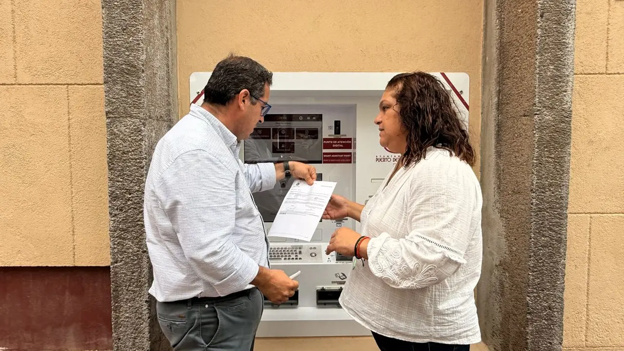 El Ayuntamiento de Puerto del Rosario habilita un Cajero Autoservicio para hacer tr&aacute;mites.