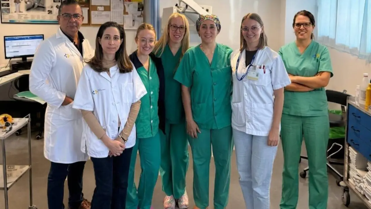 Equipo de Otorrinolaringolog&iacute;a del Hospital Insular.