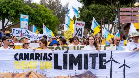 Manfestación del 20A en Fuertreventura.
