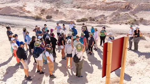 Excursión al Barranco de Los Encantados con Medio Ambiente de La Oliva.
