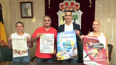 Presentación del Programación del Día de Canarias en La Oliva.