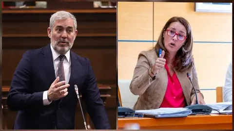 Fernando Clavijo y Lola García.