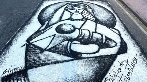 Alfombras del Corpus Christi en Puerto del Rosario (ARCHIVO).