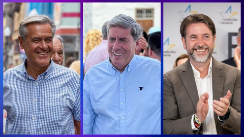 López Aguilar, Gabriel Mato y Carlos Alonso.